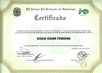 Dr. Diego César Ferreira